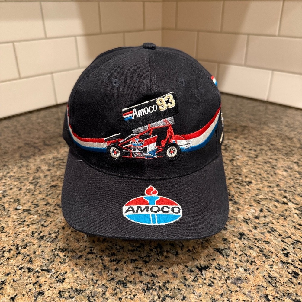 Vtg Amoco Dale Blaney 93 Sprint Car Racing Inaugural Season 98 Hat Snapback